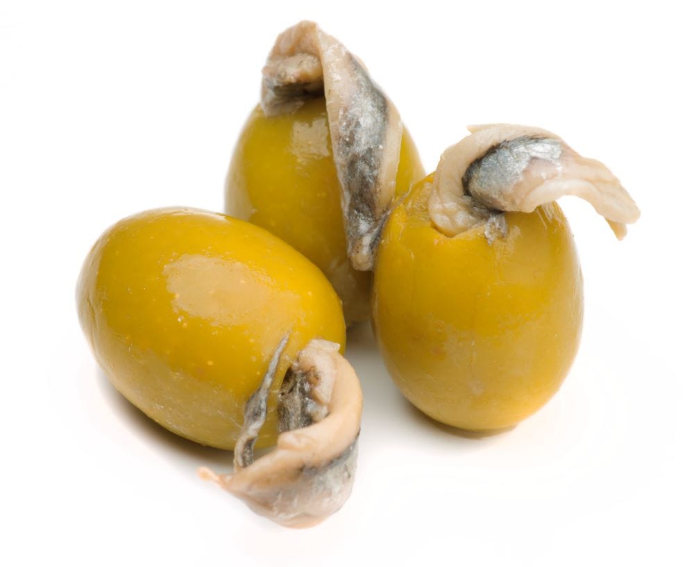 Anchovy Stuffed Olives Fish Recipes