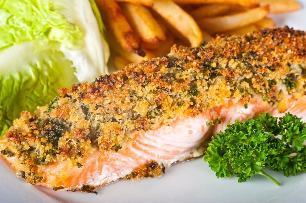 Baked Salmon with Herb Crust Fish Recipes