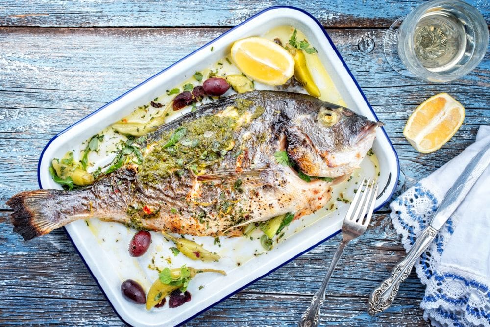 Sea Bream with Olives and Capers Fish Recipes